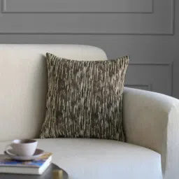 GM Bonito Textured Brown Cushion Cover-29