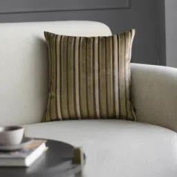 GM Crossover Stripes Brown Cushion Cover-image-88