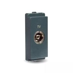 Schneider Livia White TV Socket with Shutter, P4500 (Pack of 10)-32