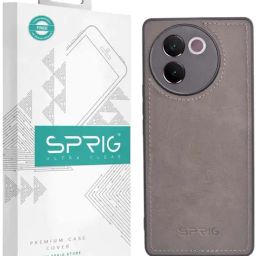 Sprig Back Cover for Vivo V30E 5G (Grey)-image-1