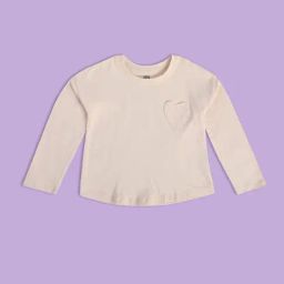 MINIKLUB Kids Beige Solid Full Sleeves Top-image-42