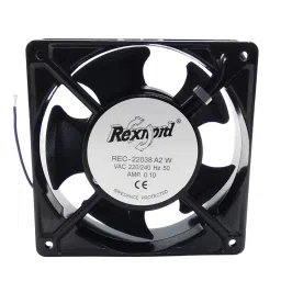 Rexnord AC Axial Fan 4 Inch (101.6 mm) Single Phase 230 V Wired Sleeve Bearing 2650 rpm, REC - 22038 - A2W-29