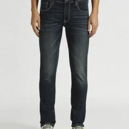 Pepe Jeans Dark Indigo Blue Cotton Slim Fit Jeans-picture-22