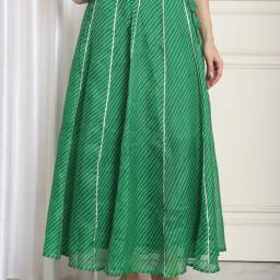 NEUDIS Green Stripes Skirt-picture-31