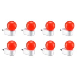 Orient 0.5 W Deco Plug N Play Led Bulb Red (Pack of 8)-23