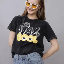 Free Authority Minions Graphic Printed Pure Cotton Regular Fit T-Shirt-image-84