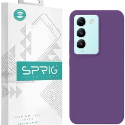 Sprig Back Cover for Vivo Y200e 5G (Purple)-image-27