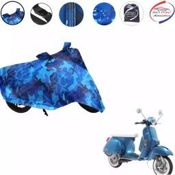 Auto Pearl Polyester Waterproof Two Wheeler Cover for LML Star Euro,(Ocean Blue)-image-99