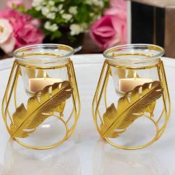 Art Street Gold Metal Candle Holders For Home D¿cor-image-6