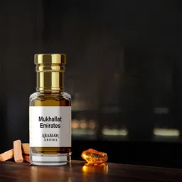 Arabian Aroma Mukhallat Emirates Long Lasting Non Alcoholic Attar - 6 ml-55