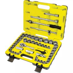 Yamoto 12.7 mm (1/2 Inch) Square Drive AF/Whitworth Matric Socket (Set of 50 Piece)-0