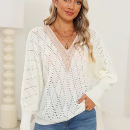 StyleCast x Revolte Women Cable Knit Pullover-picture-15