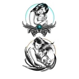 VOORKOMS Set Of 2 Matte Finish Realistic Semi Temporary Waterproof Body Tattoos-picture-18