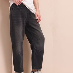 Mast & Harbour Men Loose Tapered Fit Light Fade Jeans-image-47