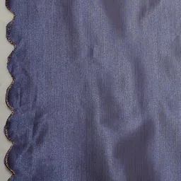 all about you Solid Embroidered Net Saree image 5