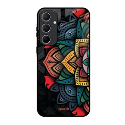 QRIOH Floral Printed Sleek & Lightweight Silicone Samsung Galaxy A35 5G Back Case-picture-49