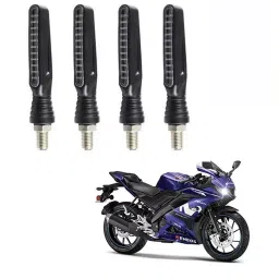 Cartronics Sleek Pencil Type Yellow LED Indicator For Yamaha R15 V2(Pack of 4 Pcs)-24