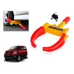 Auto Pearl Security Adjustable Anti Theft Yellow, Red Wheel Clamp Lock Compatible with Nuvo Sport-image-86