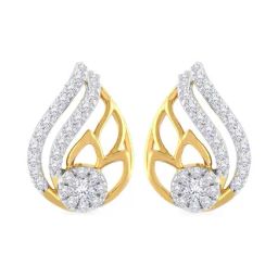 Malabar Gold and Diamonds 18 kt Gold & Diamond Earrings-image-80