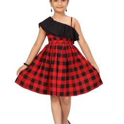 BAESD Checked Fit & Flare Dress-picture-32