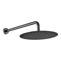 CERA Stainless Steel Over Head Rain Shower with Arm and Wall Flange Matte Black, F7010112MB-image-39