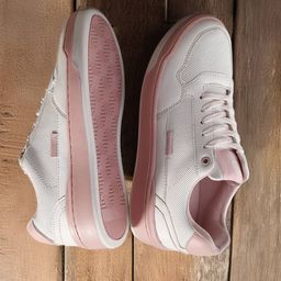 Bacca Bucci Womens "Vibe City" SneakersLow-Top Shoes in Blush Pink-49