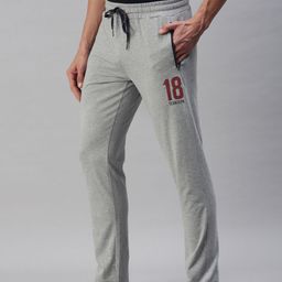 U.S. Polo Assn. Men Grey Solid Lounge Pants-image-72
