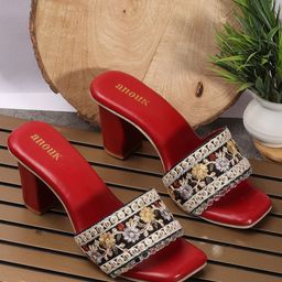 Anouk Textured Ethnic Comfort Sandals-22