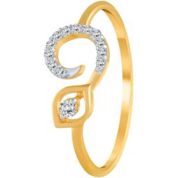 P.C. Chandra Jewellers 14 kt Gold & Diamond Ring-image-49