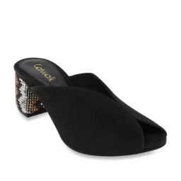 Catwalk Black Casual Sandals-image-1
