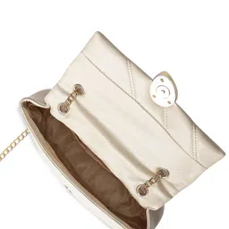 Fastrack Textured PU Structured Sling Bag with Quilted image 2