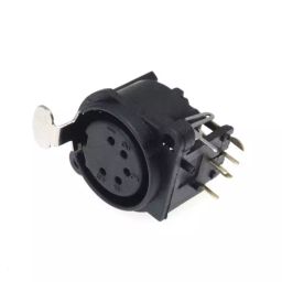 RS PRO Panel Mount XLR Connector Female Panel Mount Solder Termination Black, 2085195-image-99