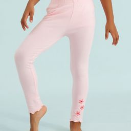 Kookie Kids Full Length Solid Color Leggings - Pink-image-92