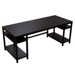 Riyan Luxiwood Big Size Alvin Study Table - Dark Brown-image-43