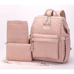 The Little Lookers Jolly Luxe Diaper Backpack -Salmon Pink-image-10