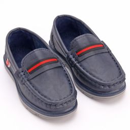 Cute Walk by Babyhug Formal & Party Wear Slip On Loafers - Navy Blue-image-44