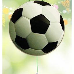 Funcart Soccer Birthday Stripe Pull String Pinata Khoi Bag - Multicolor-picture-27