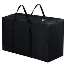 Storite Heavy Duty 1680 Denier Nylon 158 L Multi-Purpose Moisture Proof Extra Large Storage Bag for Toys/Stationery/Blankets/Clothes/Moving Bags With Strong Handles Rectangular(Black )-picture-39