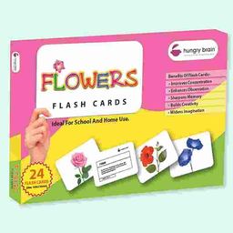 Hungry Brain Flowers 24 Flash Cards - Multicolor-image-8
