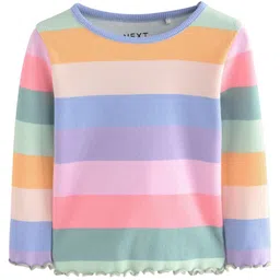 NEXT Girls Striped Ribbed Top-picture-42