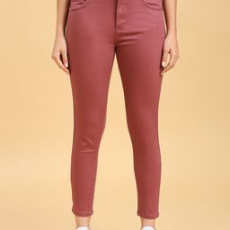Rea-Lize Slim Fit High-Rise Stretchable Jeans-image-66