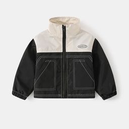 Hopscotch Boys Black Polyester Colourblocked Jackets-picture-16
