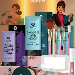 NOY Set Of 10 Long Lasting Waterproof Makeup Combo-15