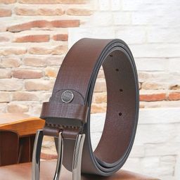 Metronaut Men Textured Leather Formal Belt-image-70