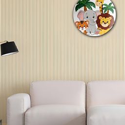 THE QUIRKY HOME White & Yellow Printed Ceramic Decorative Wall Plate-image-46