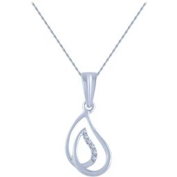 P.C. Chandra Jewellers 14 kt Gold & Diamond Pendant without Chain-image-83