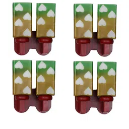 Somil Premium Designer Glass Wall / Night Lamp Elegant & Stylish Dcor Accent for Modern Interiors, color- Green, White, Brown, Size, 27.5 X 23.5 X 32.5 CM-image-18