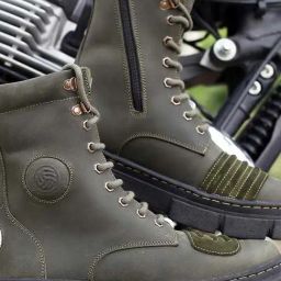 Bacca Bucci Men's SINISTER Olive Derby Boots-image-11
