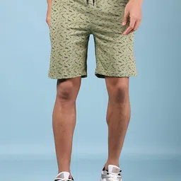 V-Mart Men Printed Mid-Rise Cotton Shorts-image-63