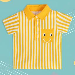 MINIKLUB Orange Baby Boys Short Sleeve Polo T-Shirt-image-59